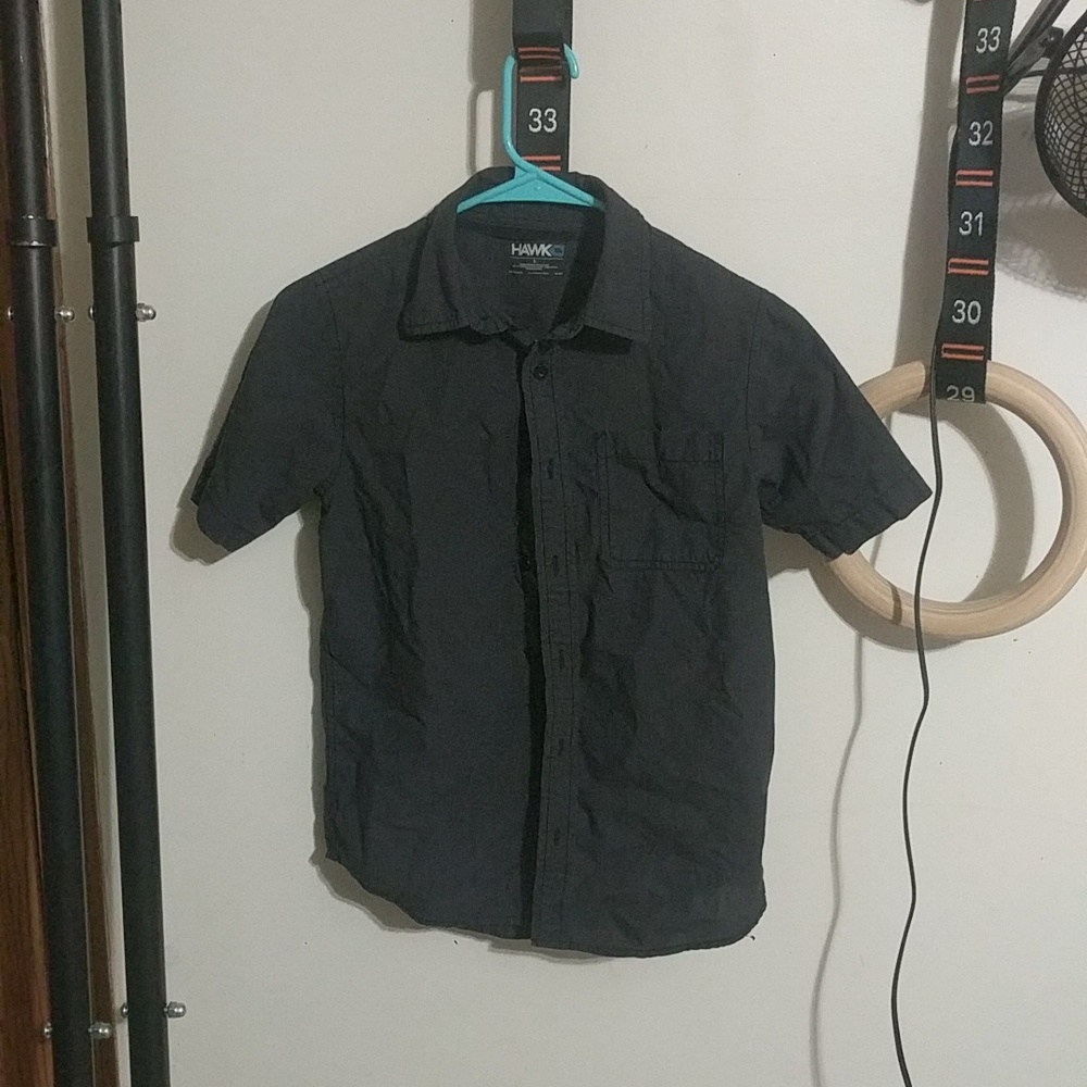 Boys Tony hawk large button down